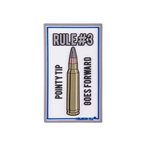 Helikon-Tex "Rule#3" Patch - PVC - White