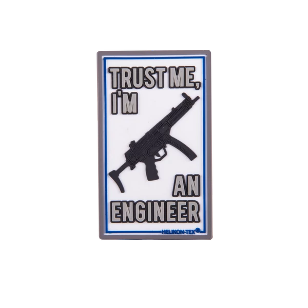 Helikon-Tex "Trust Me I'm An Engineer" Patch - White