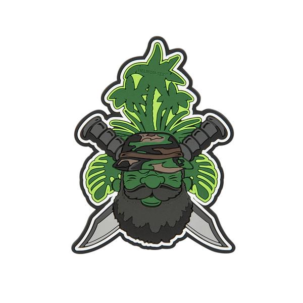Helikon-Tex &quot;Beardman PATROL&quot; Patch - PVC - Olive Green