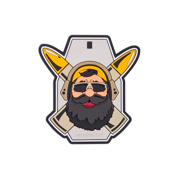 Helikon-Tex "Beardman RANGE" Patch - PVC - Grey