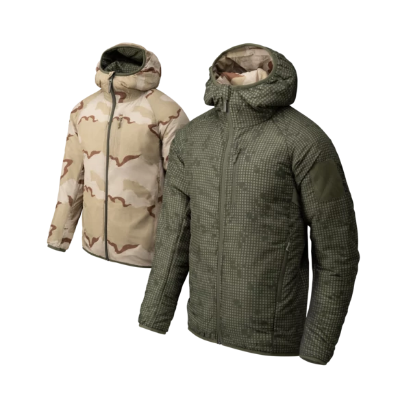 Helikon-Tex Reversible Wolfhound Hoodie Jacket® - Windpack - Desert Night Camo/US Desert