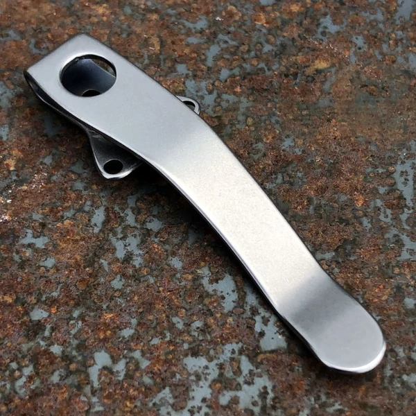 Spyderco Military / Tuff Clip - Model 2 - Stonewashed