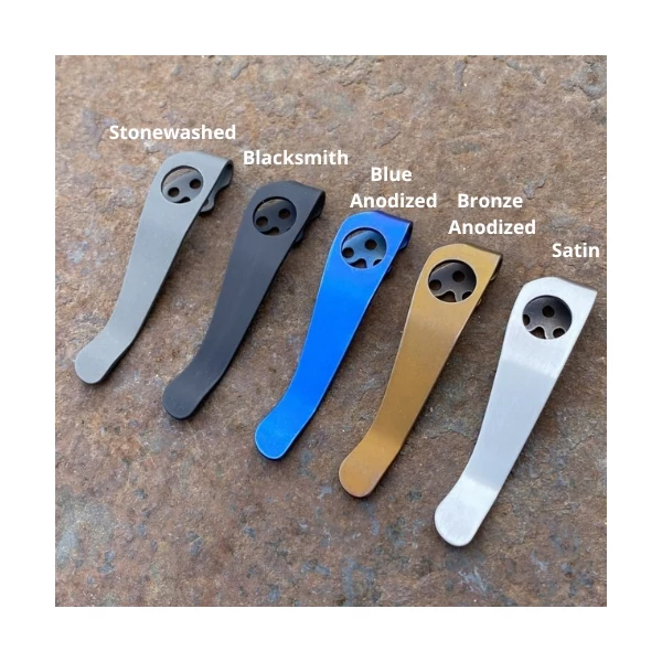 Spyderco Para 2 Clip - Right Handed - Blue Anodized 