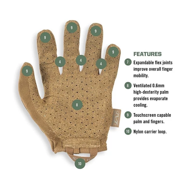 MECHANIX SPECIALTY VENT KESZTYŰ, COYOTE