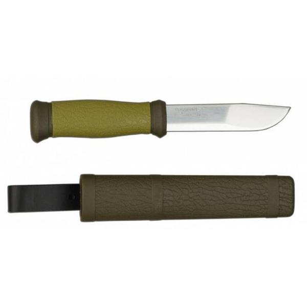 Morakniv® Outdoor 2000 - Stainless Steel - Olive Green (ID: 10629)