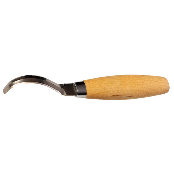 Morakniv® Wood Carving Hook Knife 163 Double Edge - Wood (ID 13445) fafaragó kés