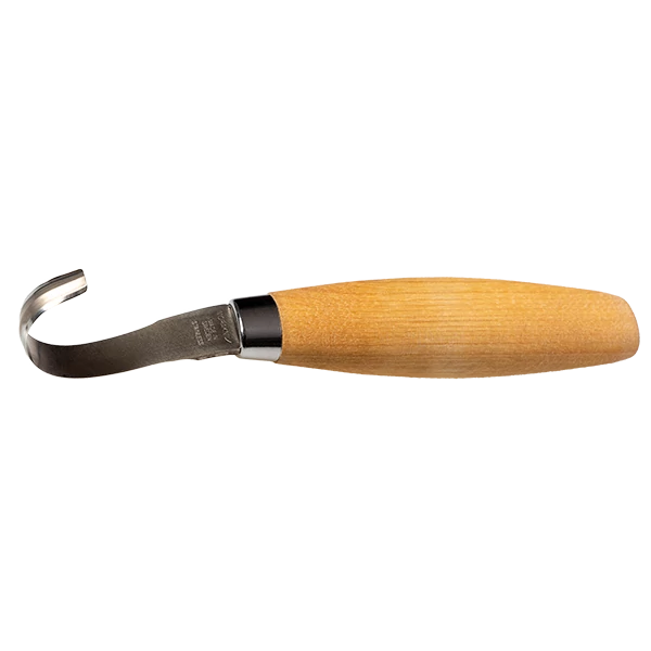Morakniv® Wood Carving Hook Knife 162 Double Edge - Wood (ID 13388) fafaragó kés