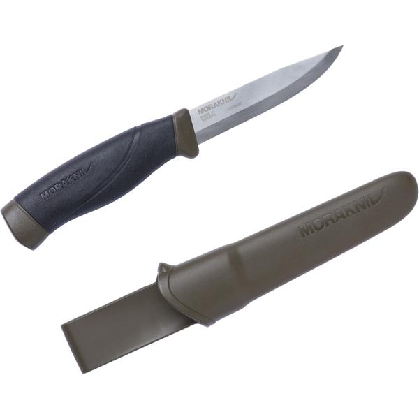 Morakniv® Companion HeavyDuty MG (C) - Carbon Steel - Olive Green (ID 12494)