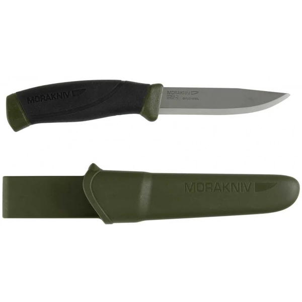 Morakniv® Companion MG (C) - Carbon Steel - Olive Green (ID 11863)