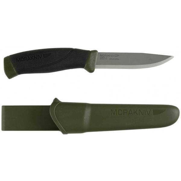 Morakniv® Companion MG (C) - Carbon Steel - Olive Green (ID 11863)