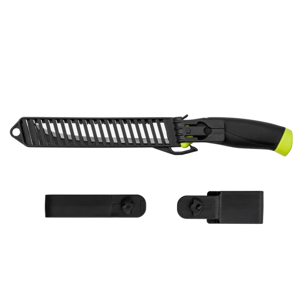 Morakniv® Fishing Comfort Scaler 150 - Stainless Steel - Black / Lime (ID 13870)
