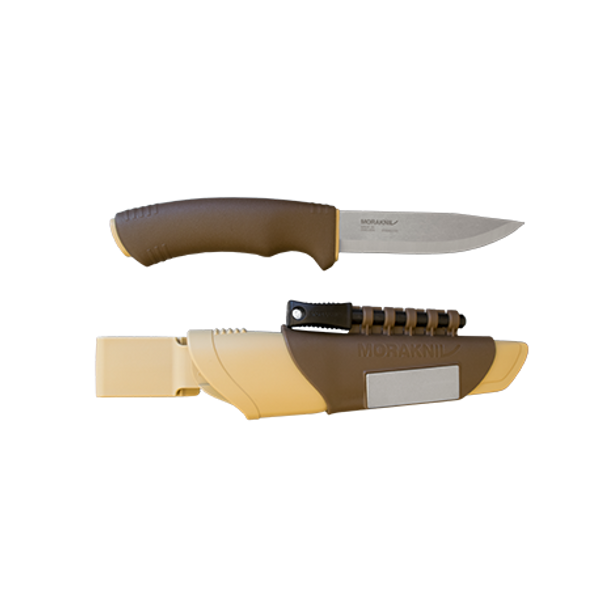 Morakniv® Bushcraft Survival Desert kés - rozsdamentes acél - homok (ID 13033)