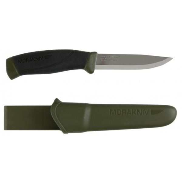 Morakniv® Companion MG (S) - Stainless Steel - Olive Green (ID 11827)
