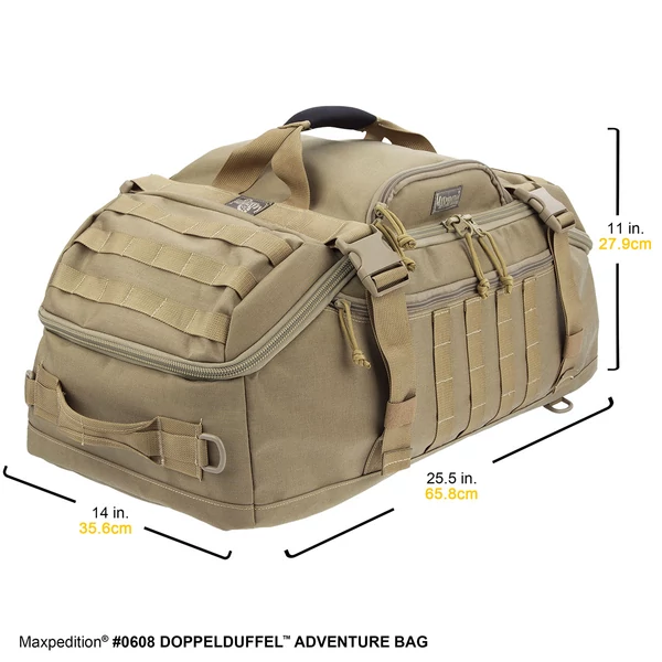 Maxpedition  DOPPELDUFFEL™   Adventure   Bag   (Khaki)
