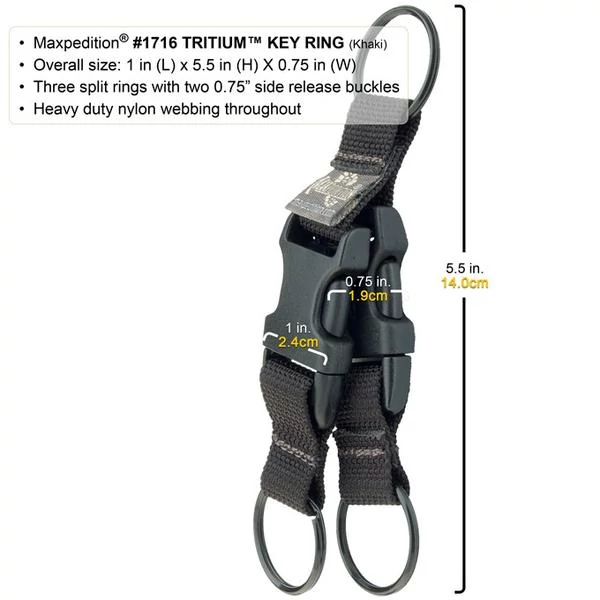 Maxpedition Tritium™ kulcstartó