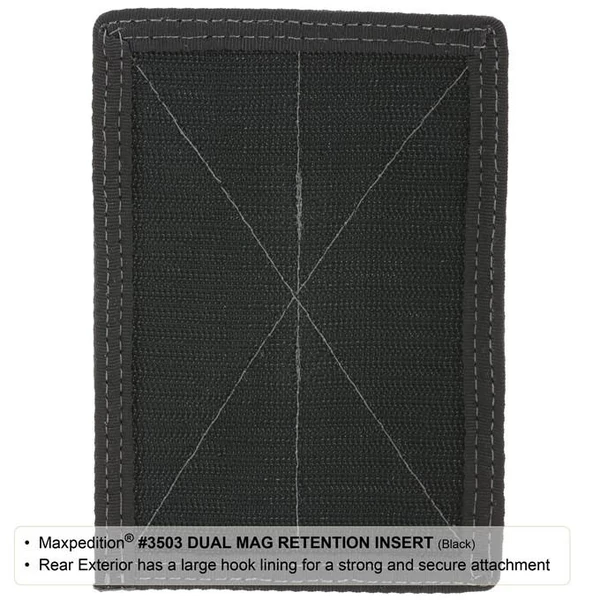 Dual Mag Retention Inser - Fekete