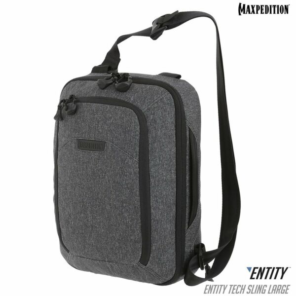 Maxpedition ENTITY Tech Sling Bag (Large) (Charcoal)