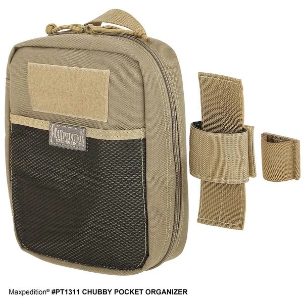 Maxpedition CHUBBY Pocket Organizer - Fekete
