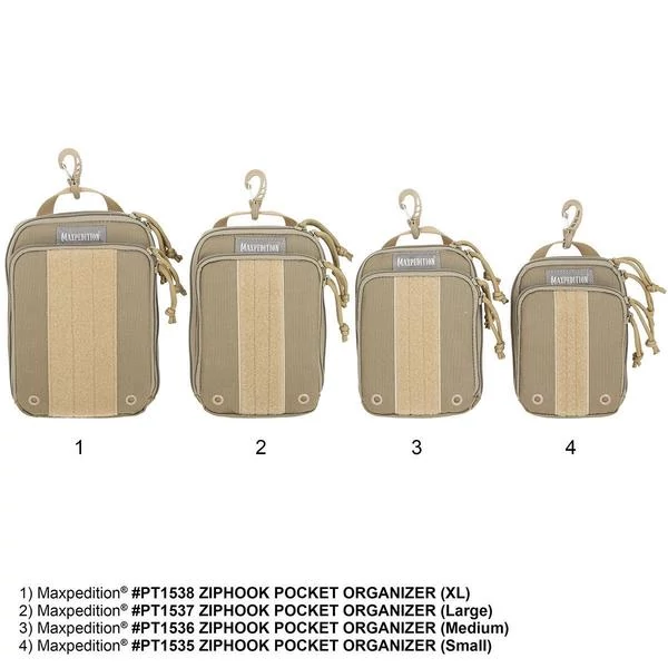 Maxpedition ZipHook Pocket Organizer - Large