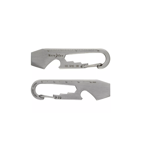 NITE IZE DoohicKey karabiner &quot;multiszerszám&quot; - ezüst