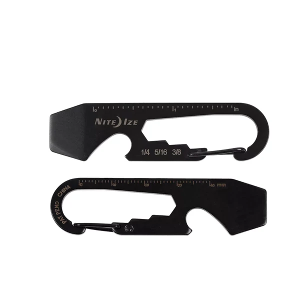 NITE IZE DoohicKey karabiner "multiszerszám" - fekete