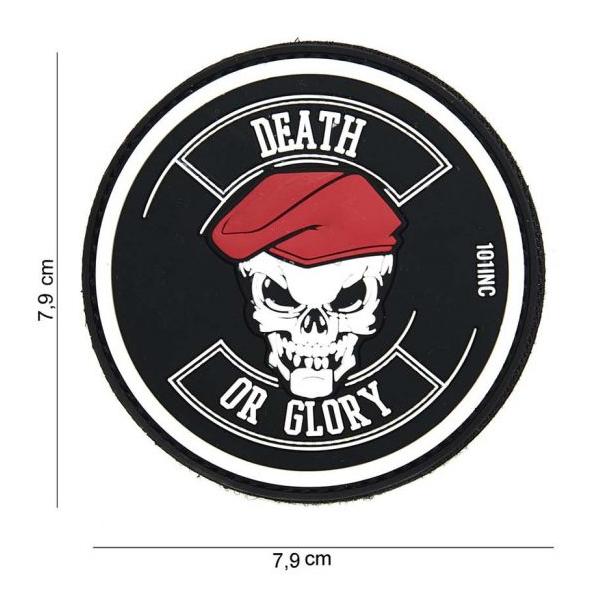 Death or glory PVC felvarró - fekete