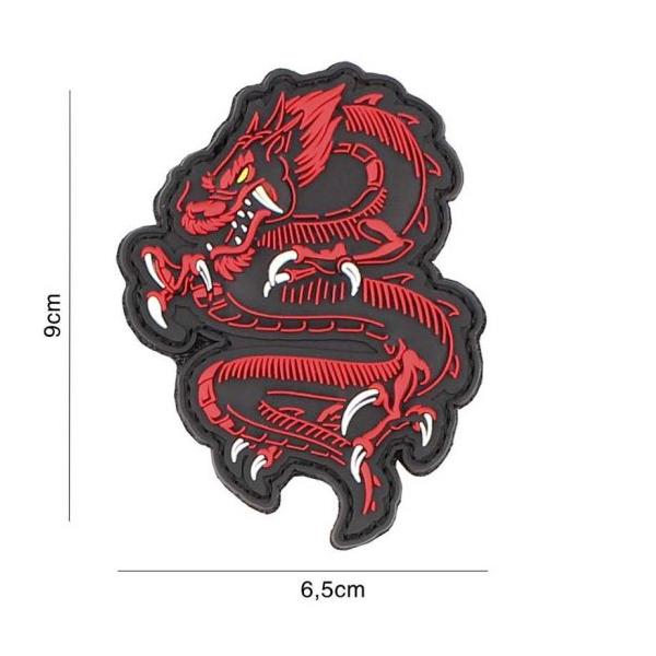 Dragon PVC felvarró - piros
