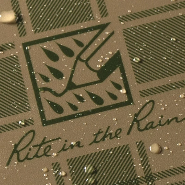 Rite in the Rain - Vízálló spriláfüzet - pléd mintás
