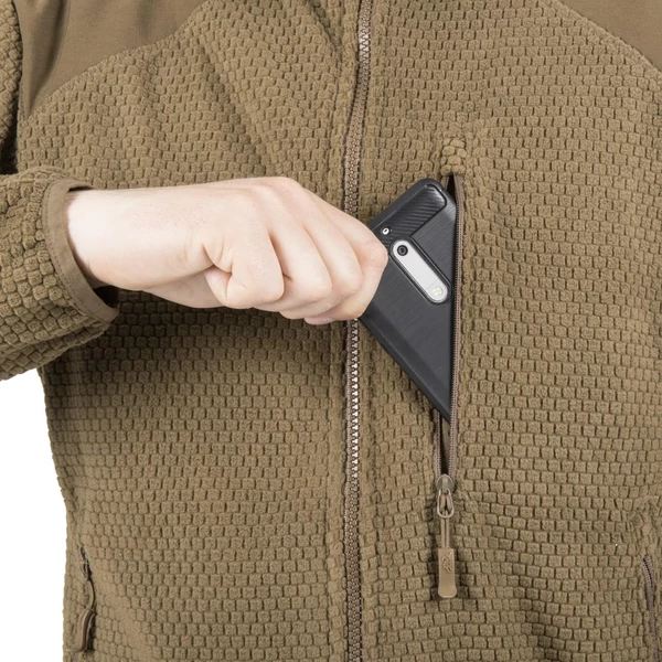 Helikon - Tex ALPHA HOODIE kabát - Grid Fleece