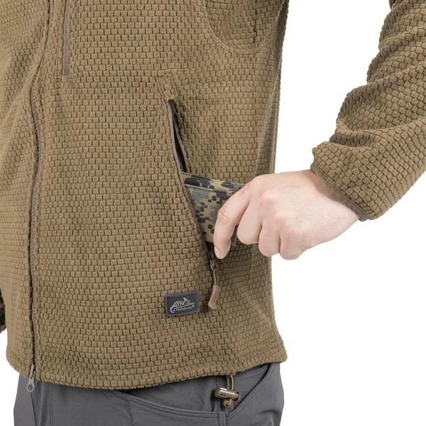 Helikon - Tex ALPHA HOODIE kabát - Grid Fleece