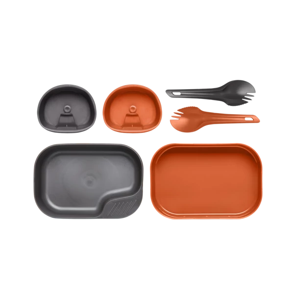 Wildo® CAMP-A-BOX® DUO Light tábori konyha - Orange / Dark Grey A