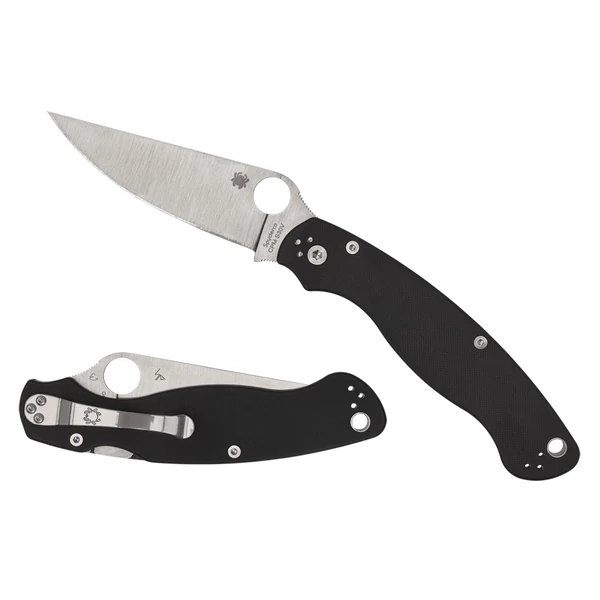 Spyderco MILITARY 2 G-10 BLACK PLAIN