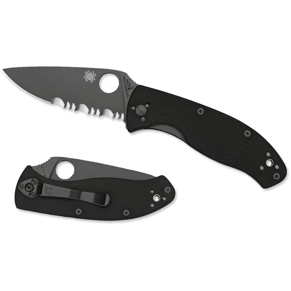 Spyderco Tenacious G-10 Black blade Combo