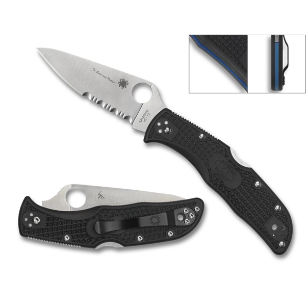 Spyderco Endela Lightweight Thin Blue Line