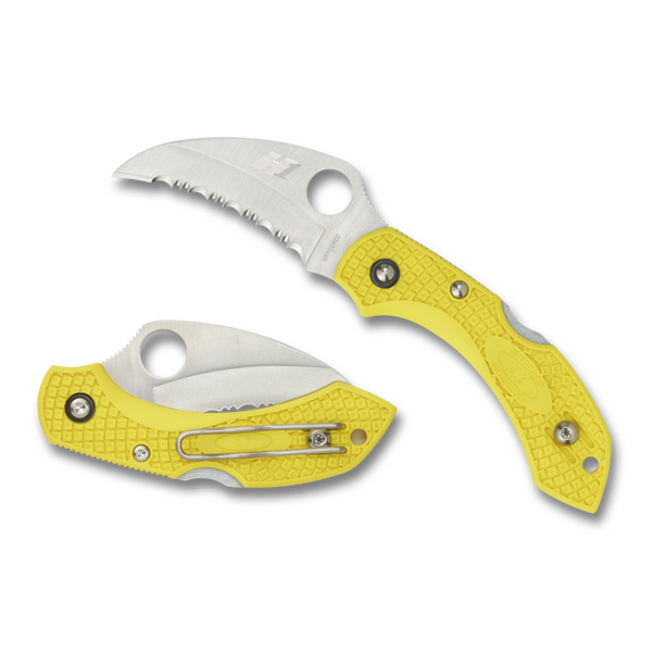 Spyderco Dragonfly 2 Salt FRN Yellow Hawkbill