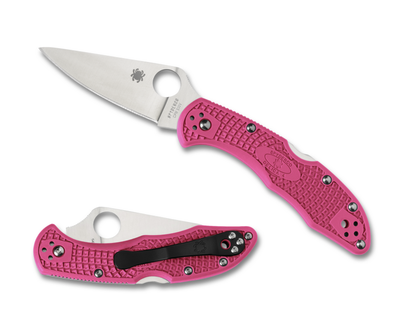 Spyderco Delica 4 FRN Pink