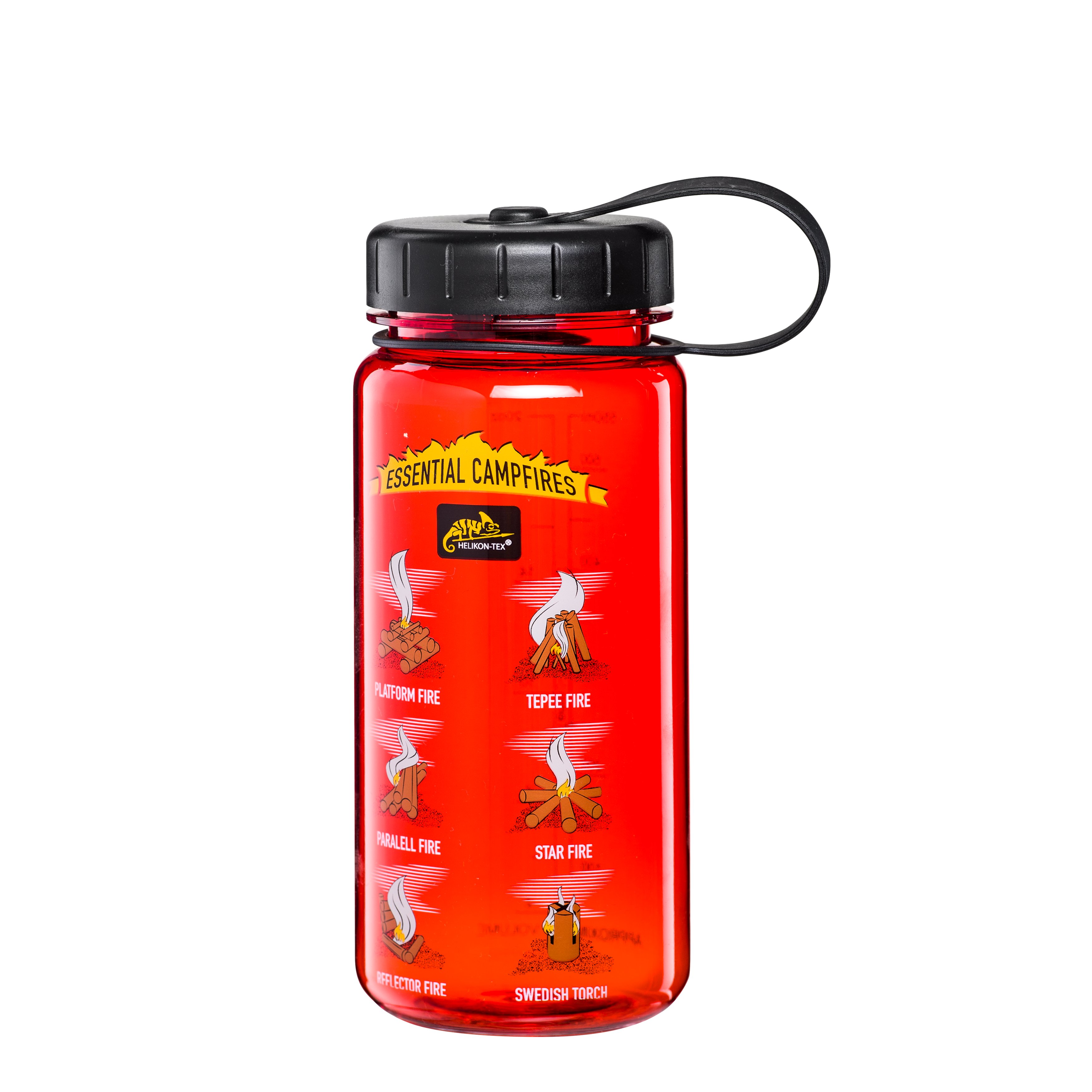 Helikon-Tex TRITAN™ kulacs  (550 ml) - Piros/Fekete