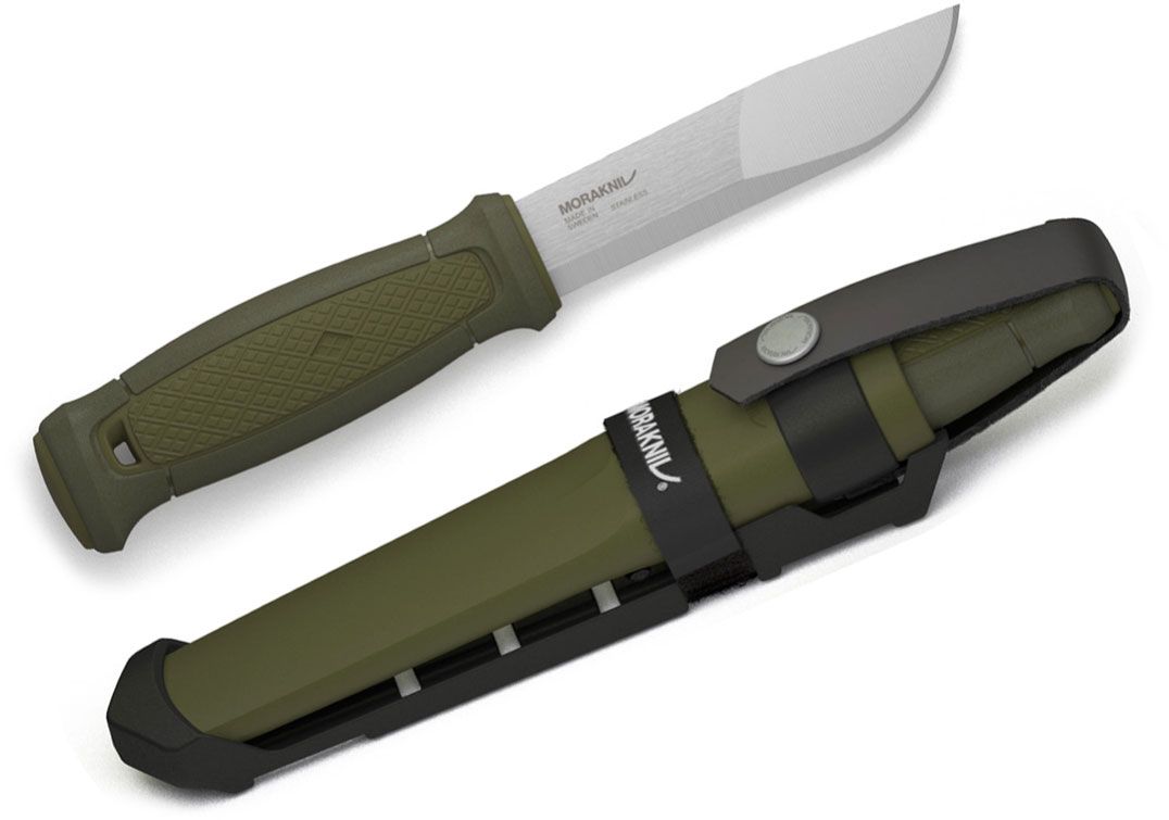 Morakniv® Kansbol Multi-Mount- Stainless Steel - Olive Green (ID 12645)