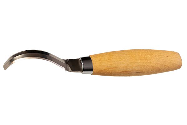 Morakniv® Wood Carving Hook Knife 163 Double Edge - Wood (ID 13445) fafaragó kés