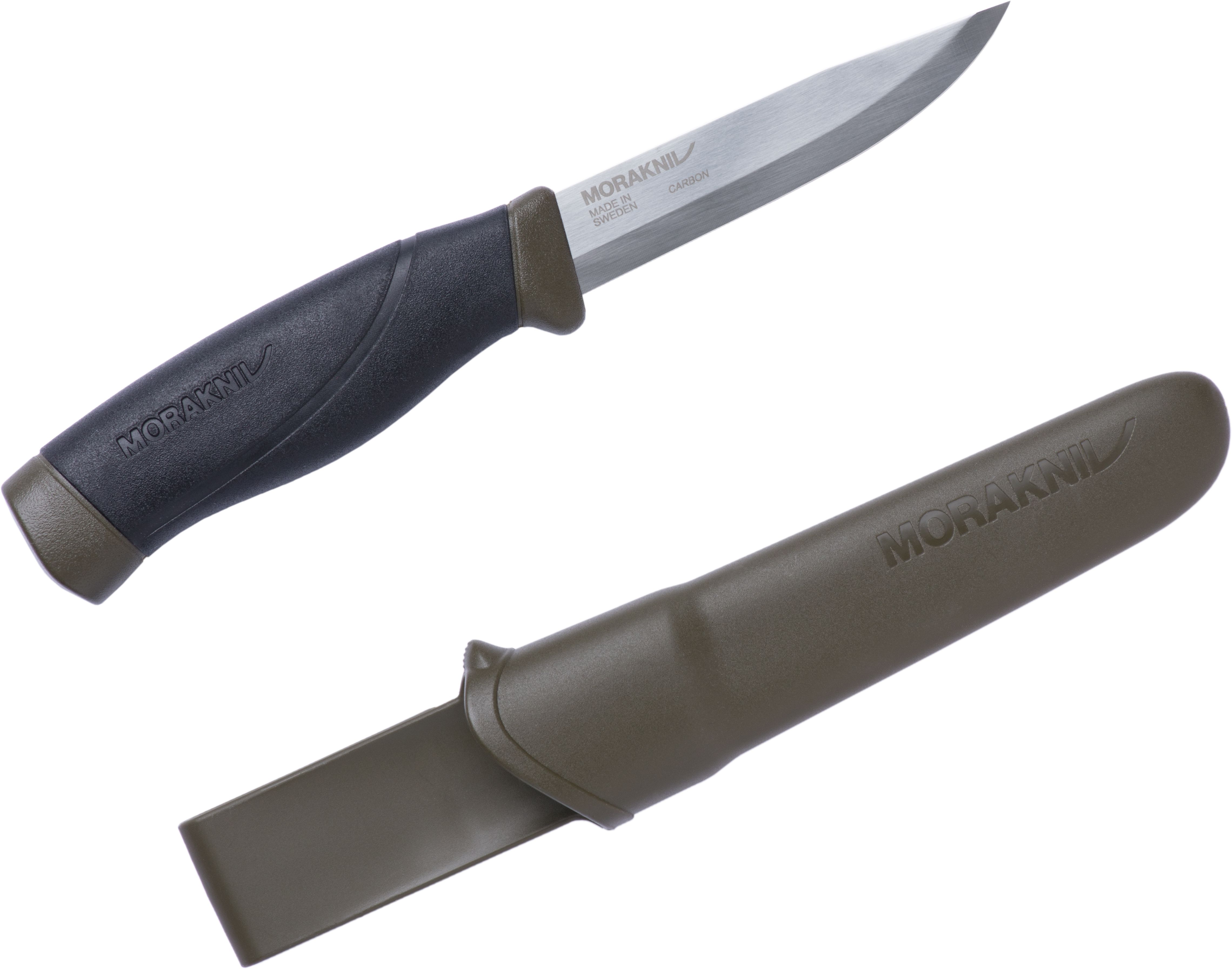 Morakniv® Companion HeavyDuty MG (C) - Carbon Steel - Olive Green (ID 12494)