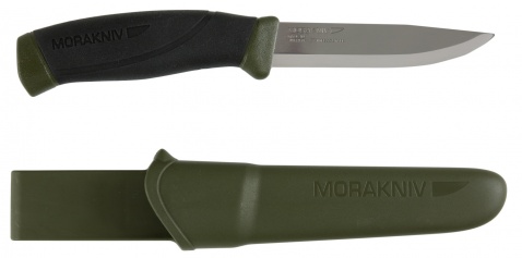Morakniv® Companion MG (S) - Stainless Steel - Olive Green (ID 11827)