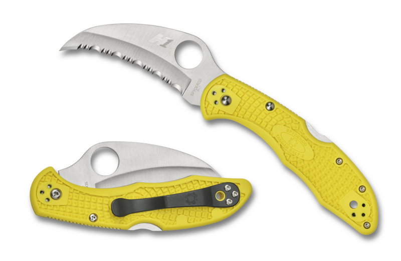 Spyderco Tasman Salt 2 FRN yellow