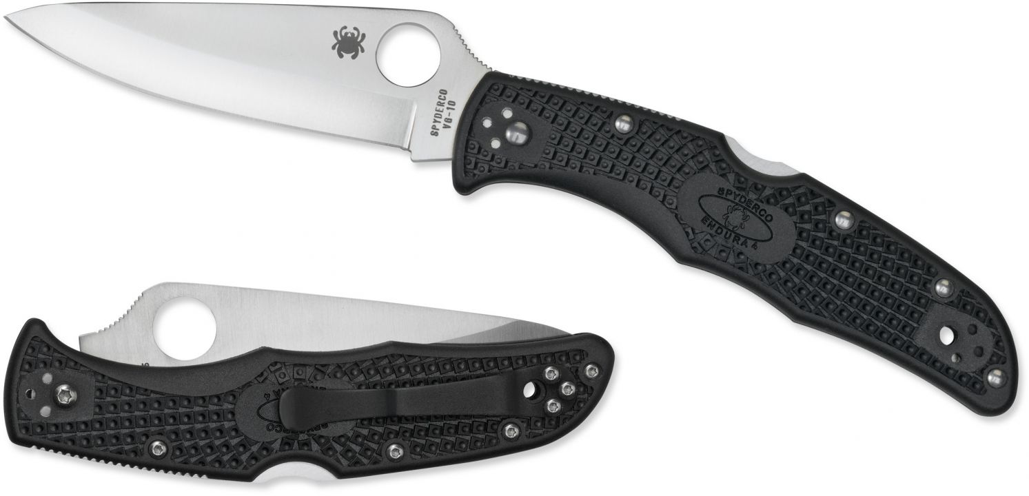 Spyderco Endura 4 Lightweight Black - C10PBK