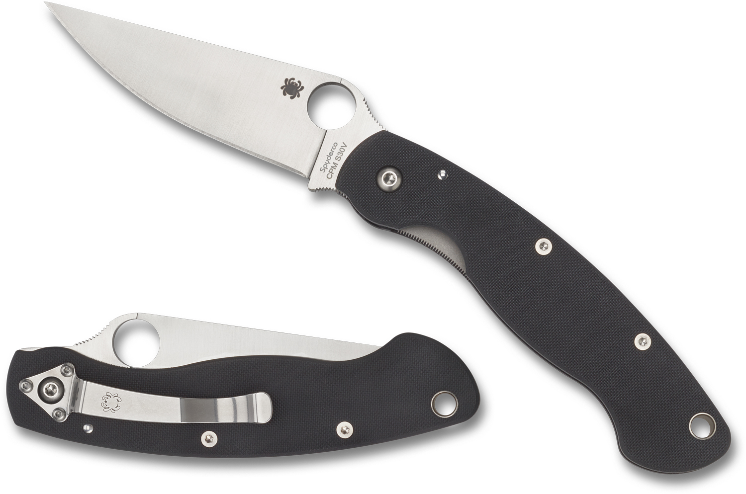 Spyderco Military G-10 Black