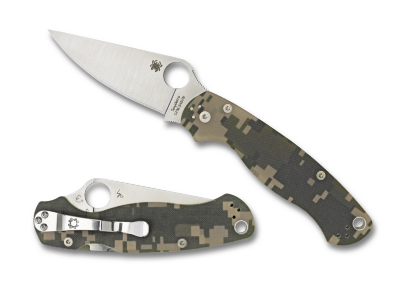 Spyderco Para Military 2 G-10 Digital Camo