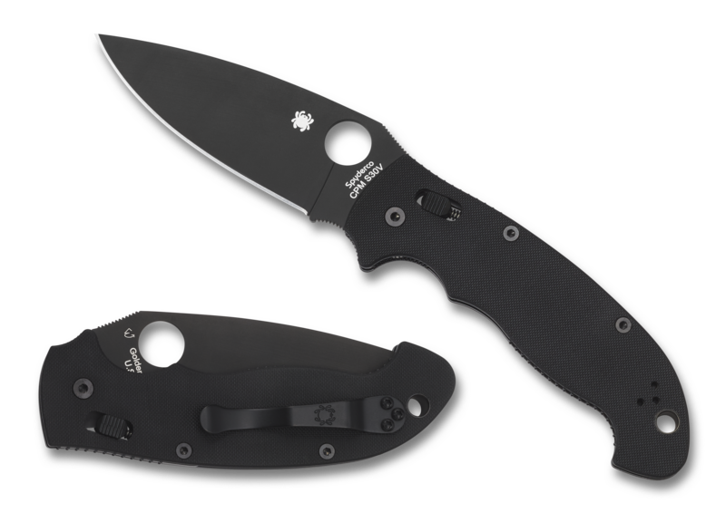 Spyderco Manix 2 XL G10 Black/Black Blade