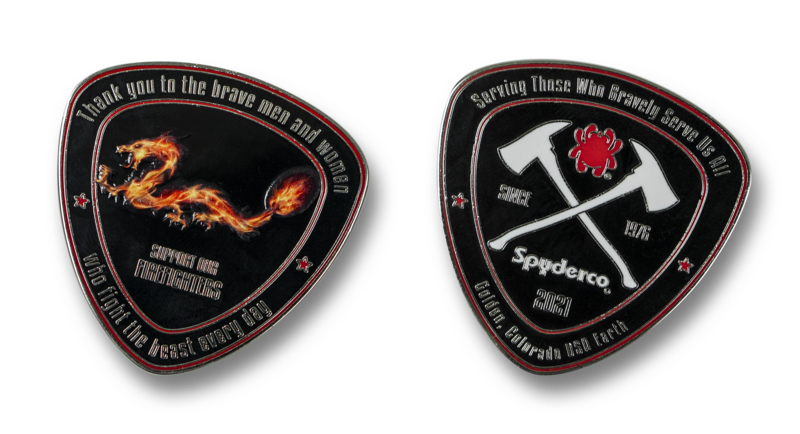 Spyderco Fire Dragon Coin 2021