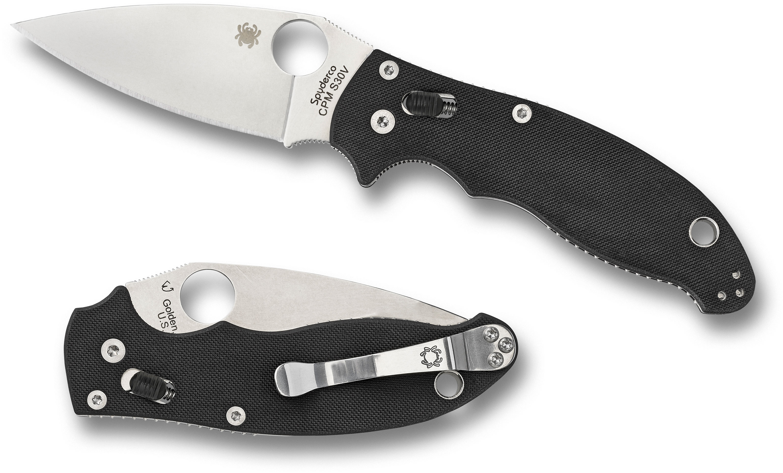 Spyderco Manix 2 G-10 Black