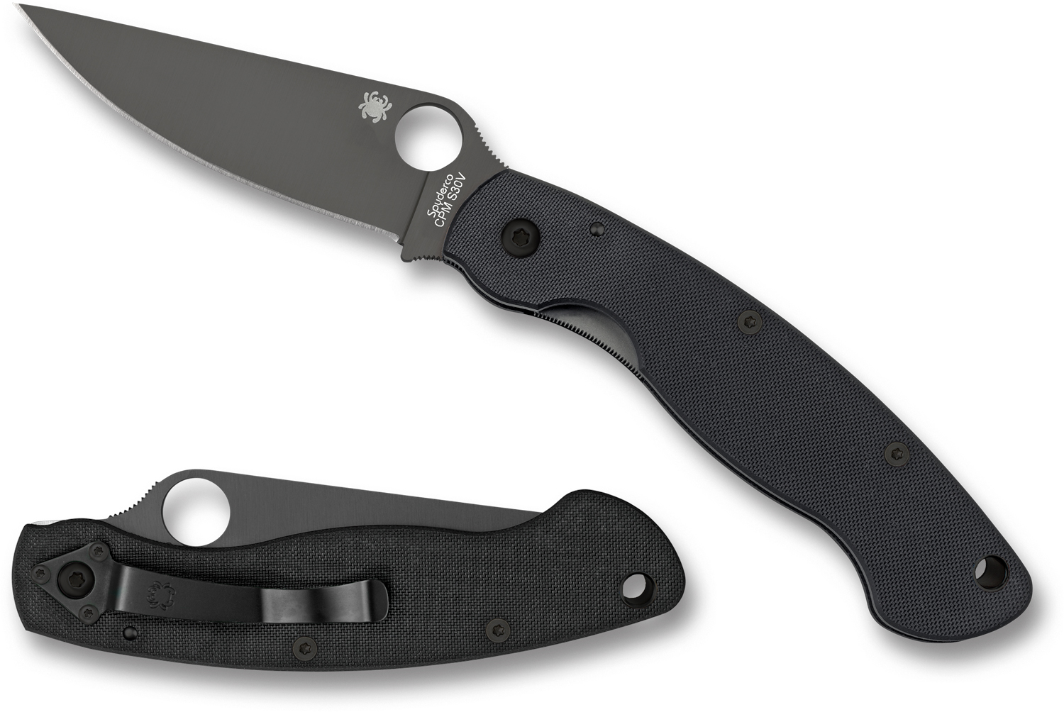 Spyderco Military G-10 Black