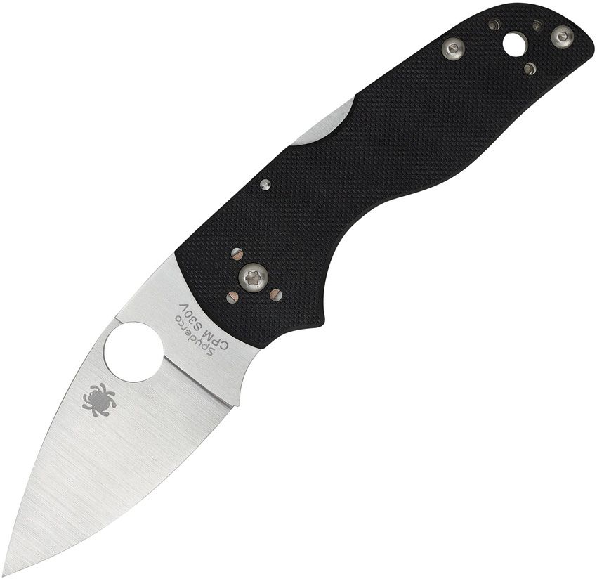 Spyderco Lil' Native Black G10 MID Black Lock